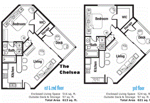 Chelsea Floor plan 1 bed 1 bath Bridgewater St. Petersburg Florida